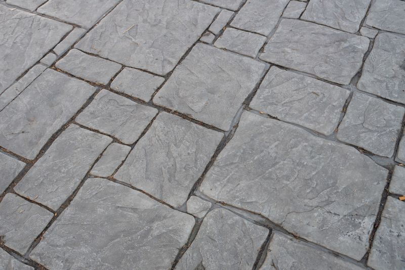 Elegant Stamped Concrete Patio