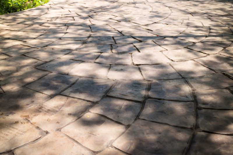 Patio with Patterned Finish