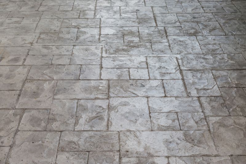 Spring Stamped Concrete